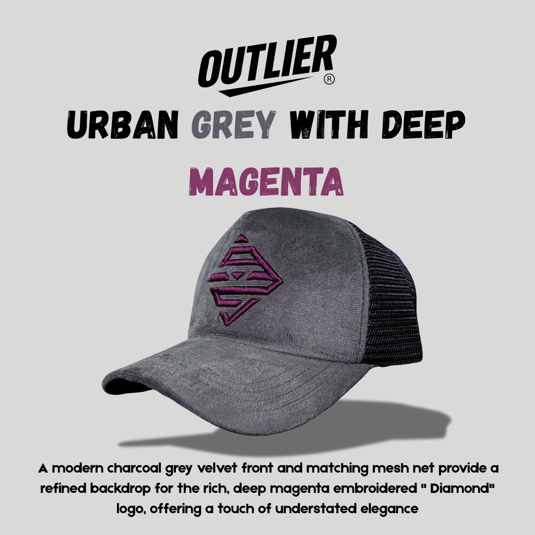 Urban Grey with Deep Magenta
